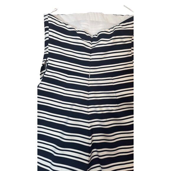 2/$30 ZARA Trafaluc Medium Strapless Navy & White Striped Romper Dress Shorts - Picture 14 of 15